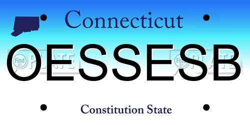 OESSESB Connecticut License Plate