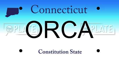 ORCA Connecticut License Plate