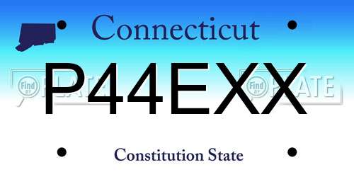 P44EXX Connecticut License Plate