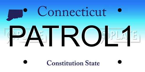 PATROL1 Connecticut License Plate