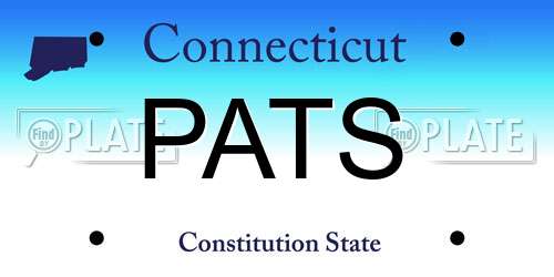 PATS Connecticut License Plate