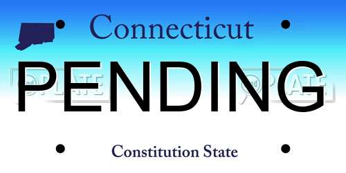 PENDING Connecticut License Plate