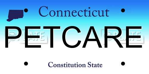 PETCARE Connecticut License Plate