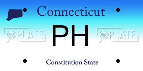 PH Connecticut License Plate