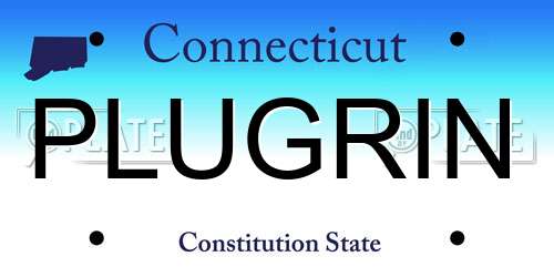 PLUGRIN Connecticut License Plate