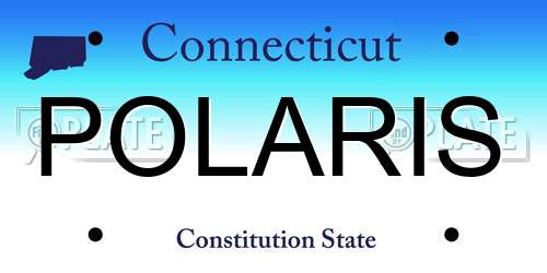 POLARIS Connecticut License Plate