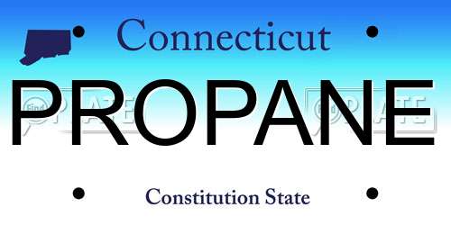 PROPANE Connecticut License Plate