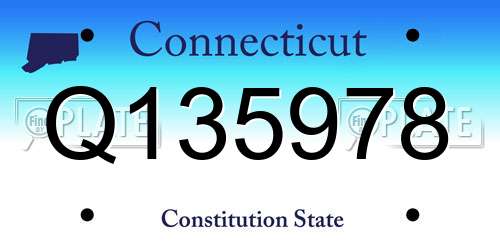 Q135978 Connecticut License Plate