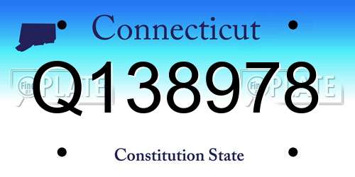 Q138978 Connecticut License Plate