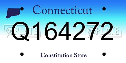 Q164272 Connecticut License Plate