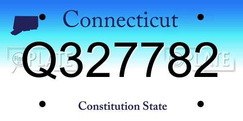 Q327782 Connecticut License Plate