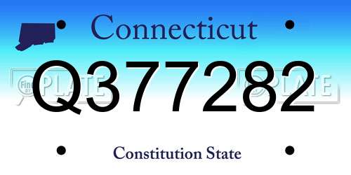 Q377282 Connecticut License Plate