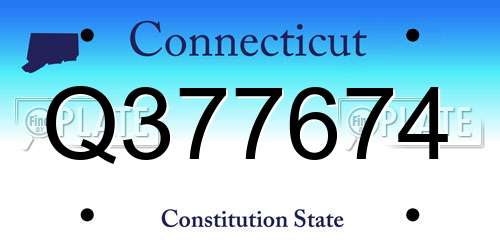 Q377674 Connecticut License Plate