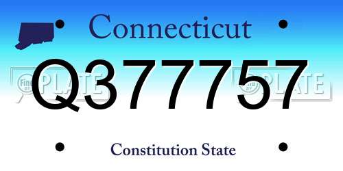 Q377757 Connecticut License Plate