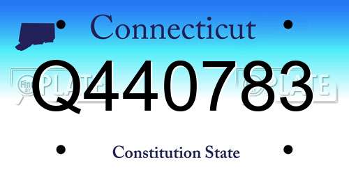 Q440783 Connecticut License Plate