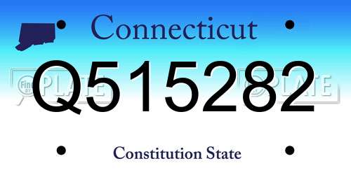 Q515282 Connecticut License Plate