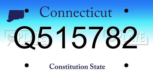 Q515782 Connecticut License Plate