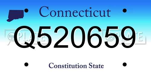 Q520659 Connecticut License Plate
