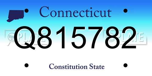 Q815782 Connecticut License Plate