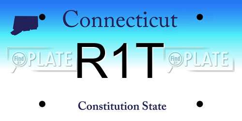 R1T Connecticut License Plate
