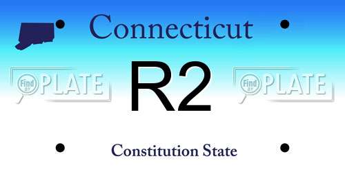 R2 Connecticut License Plate