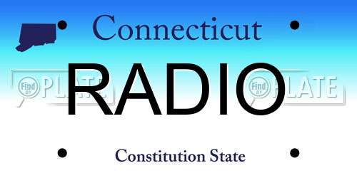 RADIO Connecticut License Plate