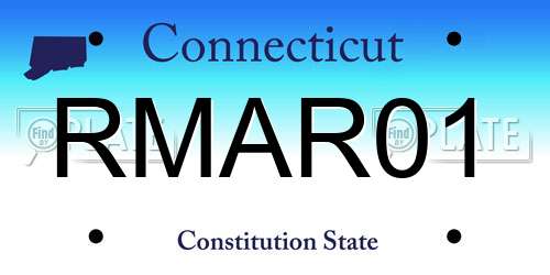 RMAR01 Connecticut License Plate