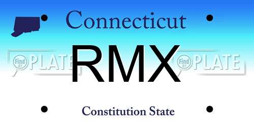 RMX Connecticut License Plate