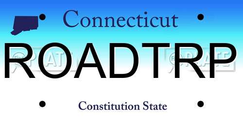 ROADTRP Connecticut License Plate