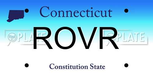 ROVR Connecticut License Plate