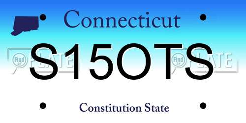 S15OTS Connecticut License Plate