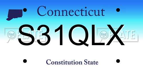 S31QLX Connecticut License Plate