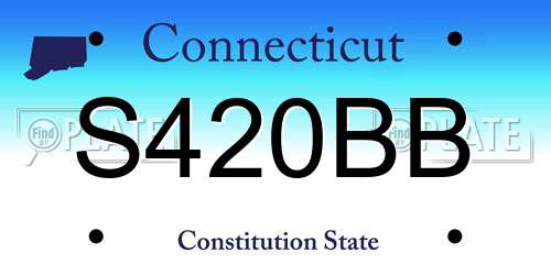S420BB Connecticut License Plate