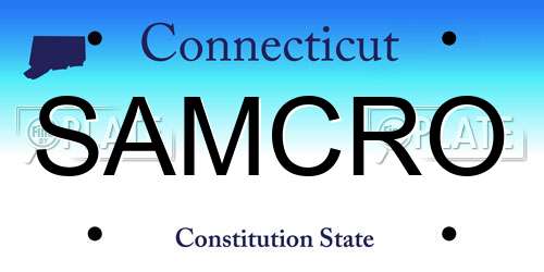 SAMCRO Connecticut License Plate