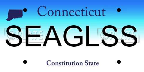 SEAGLSS Connecticut License Plate
