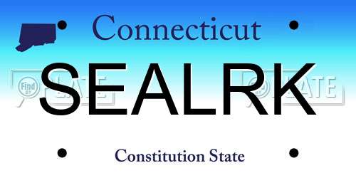 SEALRK Connecticut License Plate