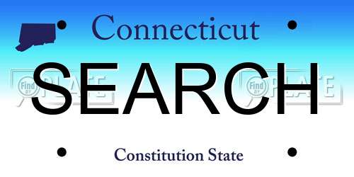 SEARCH Connecticut License Plate