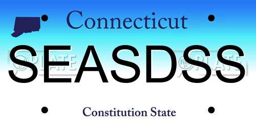 SEASDSS Connecticut License Plate