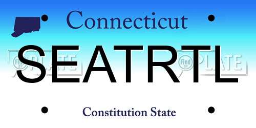 SEATRTL Connecticut License Plate