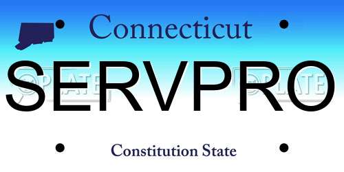 SERVPRO Connecticut License Plate