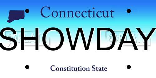 SHOWDAY Connecticut License Plate