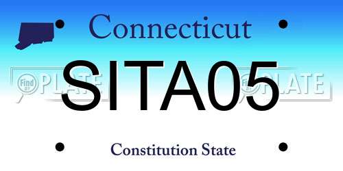 SITA05 Connecticut License Plate
