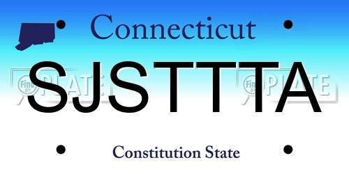 SJSTTTA Connecticut License Plate