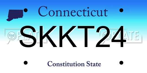 SKKT24 Connecticut License Plate