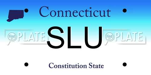 SLU Connecticut License Plate