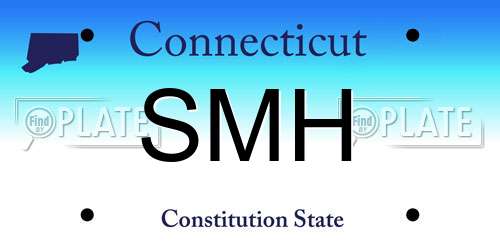 SMH Connecticut License Plate