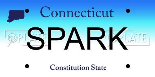 SPARK Connecticut License Plate