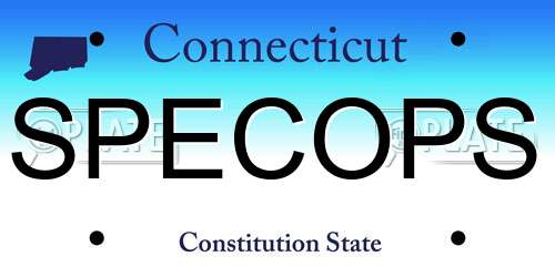 SPECOPS Connecticut License Plate
