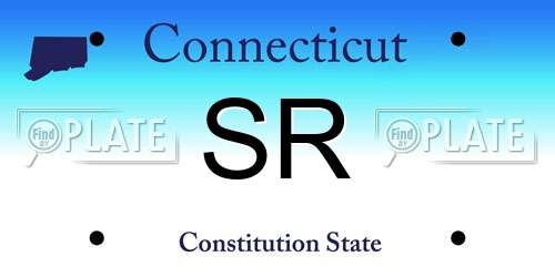 SR Connecticut License Plate