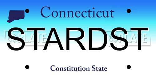 STARDST Connecticut License Plate